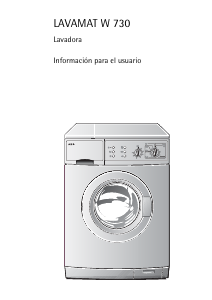 Manual de uso AEG LAVW730-W Lavadora