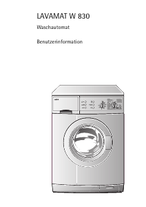 Bedienungsanleitung AEG LAVW830-W Waschmaschine