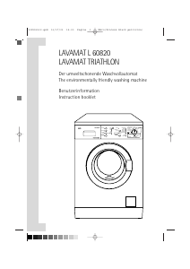 Manual AEG LTRIATHLON Washing Machine