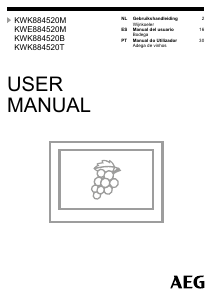 Manual de uso AEG KWK884520T Vinoteca