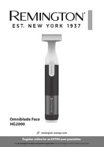 Manual Remington HG2000 Omniblade Beard Trimmer