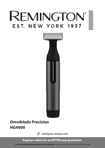 Manual Remington HG4000 Omniblade Precision Beard Trimmer