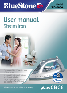 Manual BlueStone SIB-3836 Iron