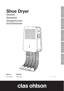 Handleiding Clas Ohlson SD-018 Schoenendroger