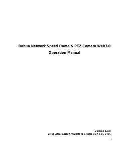 Handleiding Dahua SDZW2000T-SL IP camera