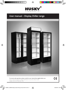 Manual Husky CUB300RH-BK-R-UK-AL Refrigerator