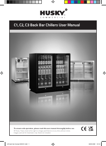 Manual Husky C1H-865-PCK-UK-HU Refrigerator