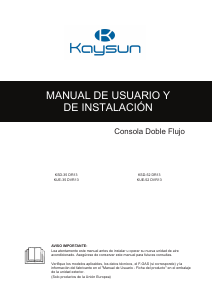 Manual de uso Kaysun KSD-35 DR13 Aire acondicionado