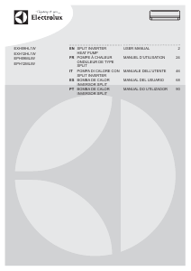 Manual de uso Electrolux EPH09MLIWE Aire acondicionado