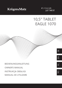 Manual Krüger and Matz KM10701 Eagle Tablet