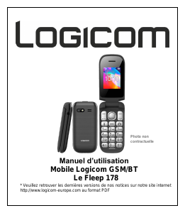 Manual Logicom Le Fleep 178 Mobile Phone