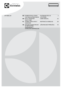 Instrukcja Electrolux EPH09NLIWE Klimatyzator