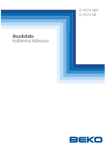 Kullanım kılavuzu BEKO D 9575 NEX Donduruculu buzdolabı