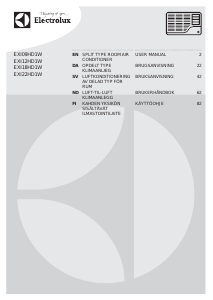 Bruksanvisning Electrolux EXI12HD1WE Luftkonditionering