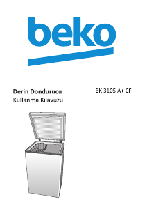 Kullanım kılavuzu BEKO BK 3105 A+ CF Dondurucu