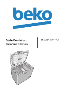 Kullanım kılavuzu BEKO BK 3234 A+++ CF Dondurucu