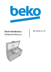 Kullanım kılavuzu BEKO BK 3500 A+ CF Dondurucu