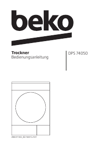 Bedienungsanleitung BEKO DPS 74050 Trockner