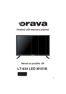 Instrukcja Orava LT-634 LED M101B Telewizor LED