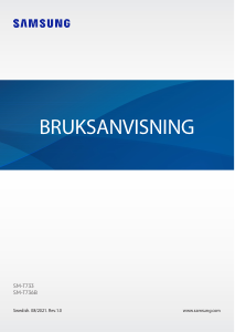 Bruksanvisning Samsung SM-T733 Galaxy Tab S7 Tablet