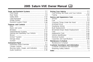 Manual Saturn Vue (2005)