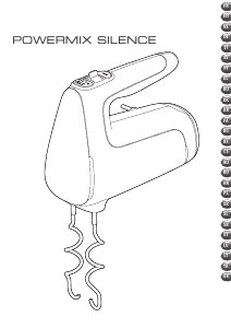 Kasutusjuhend Tefal HT650E38 Powermix Silence Käsimikser