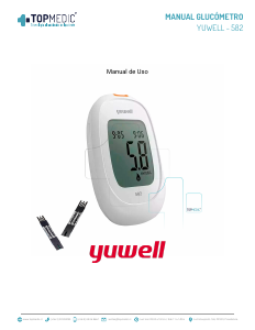 Manual de uso Yuwell 582 Monitor de glucosa