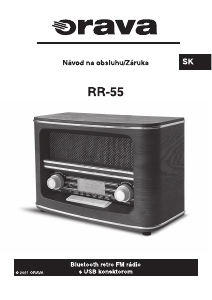 Návod Orava RR-55 Rádio