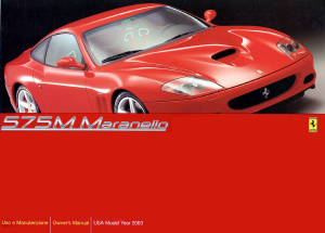 Mode d’emploi Ferrari 575M Maranello (2003)