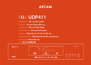 Manual Arcam UDP411 Blu-ray Player