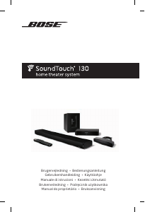 Használati útmutató Bose SoundTouch 130 Házimozi-rendszer