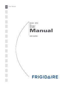 Handleiding Frigidaire FKWF75GGFWTU Was-droog combinatie