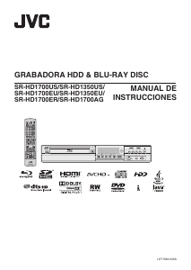 Manual de uso JVC SR-HD1700US Reproductor de blu-ray