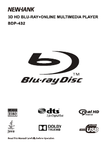 Manual Newhank BDP-432 Blu-ray Player