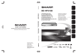 Használati útmutató Sharp BD-HP21SB Blu-ray lejátszó