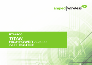Manual Amped Wireless RTA1900 Router