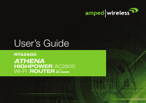 Manual Amped Wireless RTA2600 Router