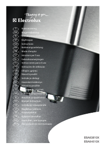 Brugsanvisning Electrolux EBA64510X Kaffemaskine