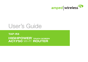 Handleiding Amped Wireless TAP-R3 Router