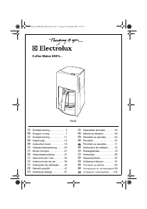 Hướng dẫn sử dụng Electrolux EKF4040 Máy pha cà phê