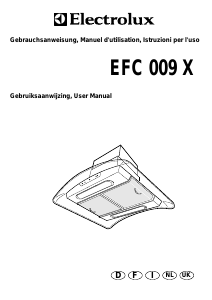 Handleiding Electrolux EFC009X Afzuigkap