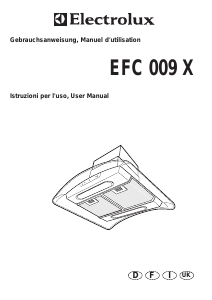 Handleiding Electrolux EFC009X-CH Afzuigkap