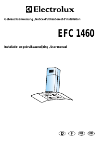 Handleiding Electrolux EFC1460X Afzuigkap