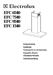 Käyttöohje Electrolux EFC1540X Liesituuletin