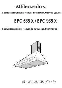 Manual Electrolux EFC635X Exaustor