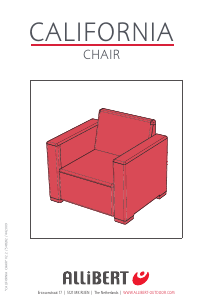 Kullanım kılavuzu Allibert California Bahçe sandalye