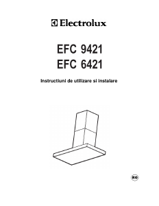 Manual Electrolux EFC6620X Hotă