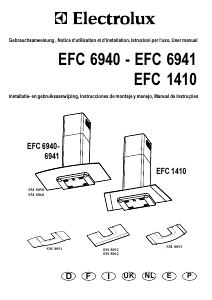 Manual de uso Electrolux EFC6941 Campana extractora