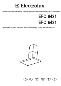 Manual Electrolux EFC9421X Exaustor