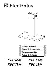 Manual Electrolux EFC9540X Exaustor